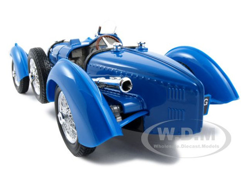 1934 Bugatti Type 59 Blue 1/18 Diecast Model Car by Bburago