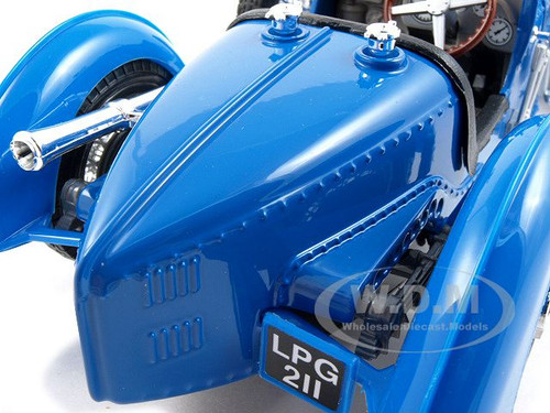 1934 Bugatti Type 59 Blue 1/18 Diecast Model Car by Bburago