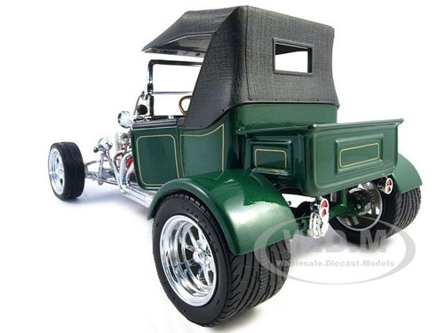 1923 Ford T-Bucket Soft Top Green with Black Top 1/18 Diecast Model Car by Road