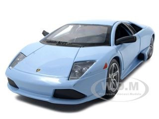 Lamborghini Murcielago LP 640 Diecast Car 1:24 Maisto 7.75 inch Baby Blue