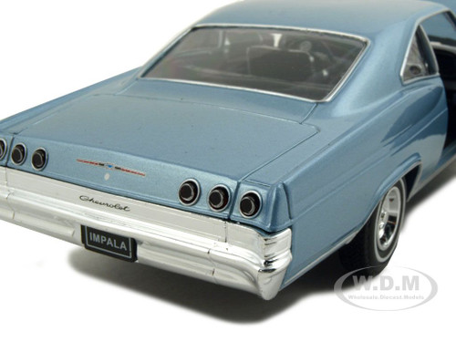 1965 Chevrolet Impala SS 396 Light Blue 1/24 Diecast Car