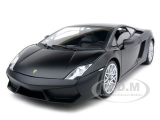 LAMBORGHINI GALLARDO LP560-4 MATT BLACK 1/18 DIECAST CAR MODEL BY
