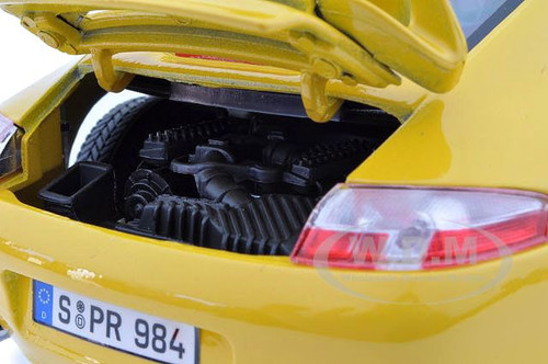 PORSCHE 1997 GT 3 STRASSE YELLOW MADE BY BBURAGO 1//18 DIECAST CAR