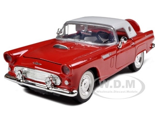 Ford thunderbird 1956 rojo 1:24 motor max maqueta de coche 73312 