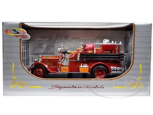 1931 Seagrave Fire Engine Red 1/32 Diecast Model Car Signature 