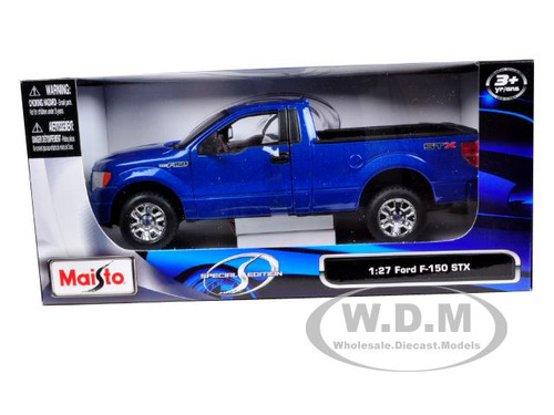MAISTO 1:27 FORD F-150 STX DIE-CAST BLUE 31270