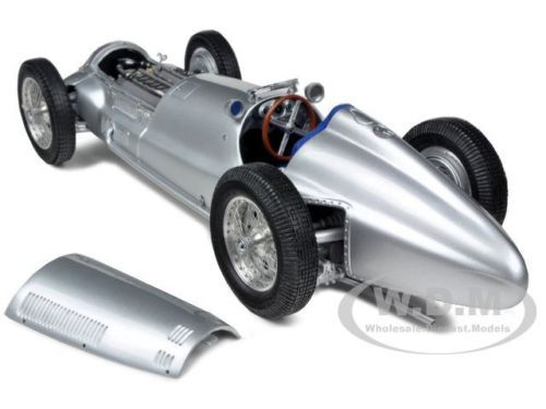 1938 Mercedes W 154 Silver 1/18 Diecast Car Model CMC 025