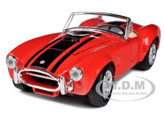 1965 Shelby Cobra 427 Red 1 24 Diecast Model Car Maisto