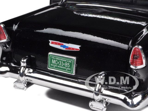 1955 Chevrolet Bel Air Hard Top Black 1/18 Diecast Car Model