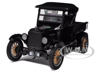 1925 Ford Model T Closed Convertible Pickup Truck Black 1/24 