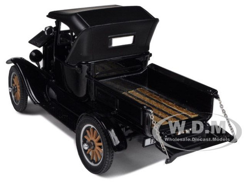 1925 Ford Model T Closed Convertible Pickup Truck Black 1/24 