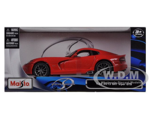 2013 Dodge Viper SRT GTS Red 1/24 Diecast Model Car by Maisto