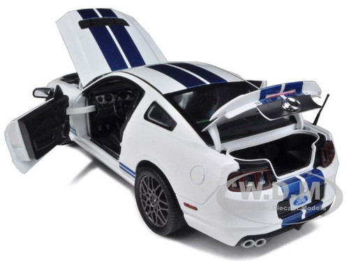 2013 FORD SHELBY COBRA GT500 SVT WHITE 1/18 DIECAST BY SHELBY