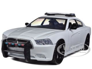 white police car toy
