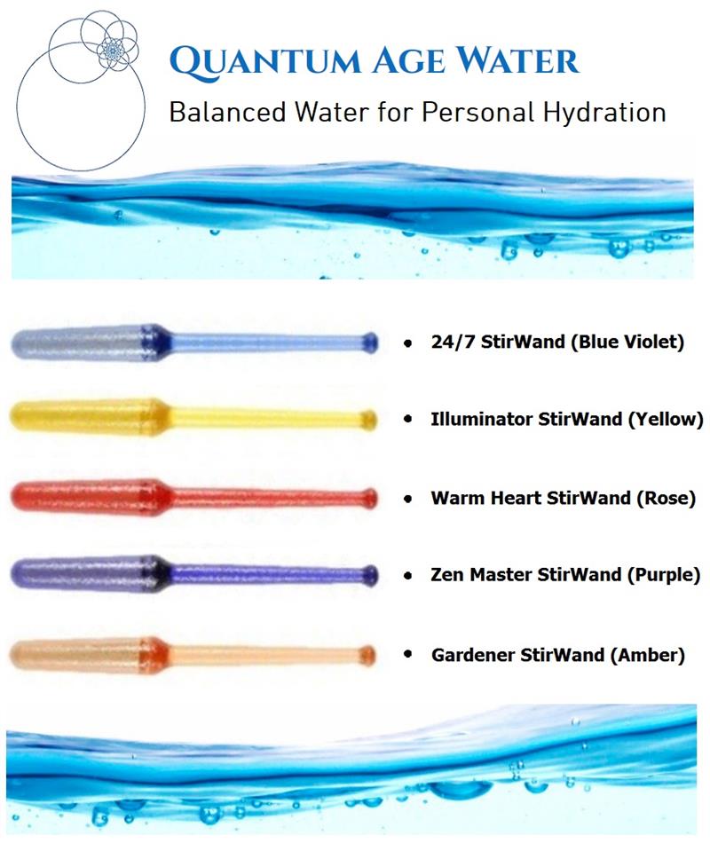 Stir Wands Quantum Age Water for Personal Hydration