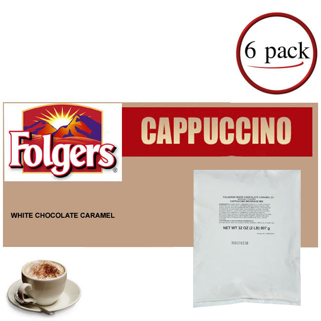 Folgers White Chocolate Caramel Cappuccino Mix Folgers White Chocolate Caramel Cappuccino Mix