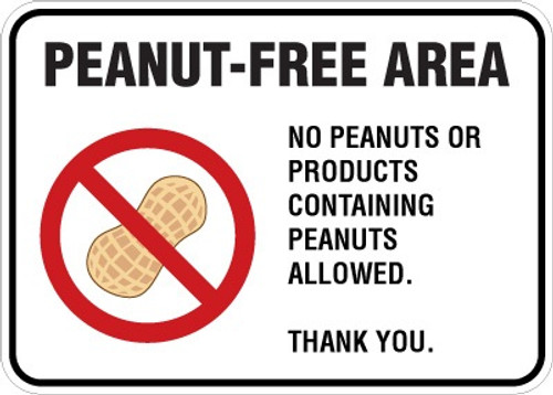Peanut Allergy Signs for Sale