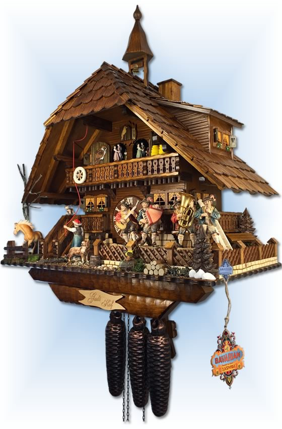schwer gutshof estate cuckoo clock 23 bavarian clockworks