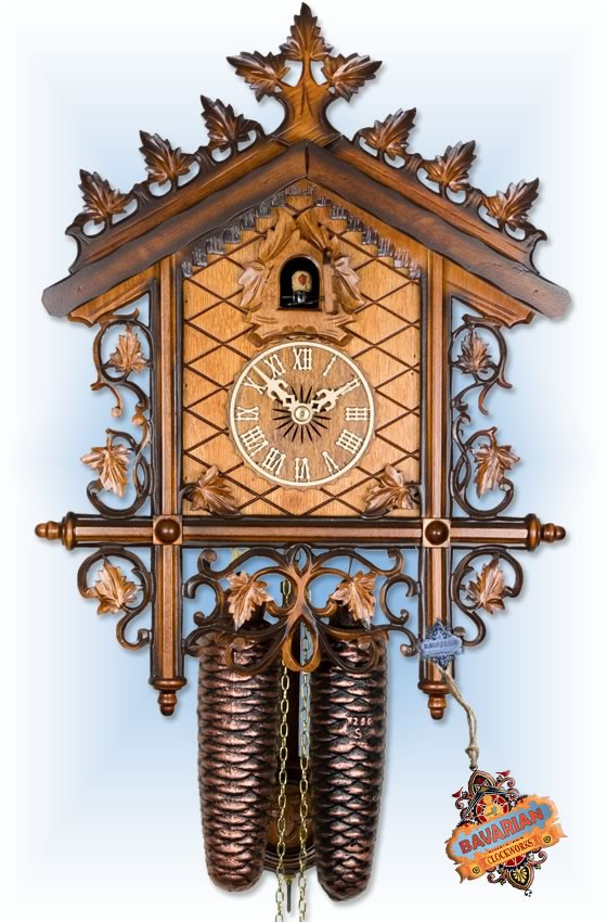 Adolf Herr Railway House cuckoo clock 14'' Bavarian Clockworks