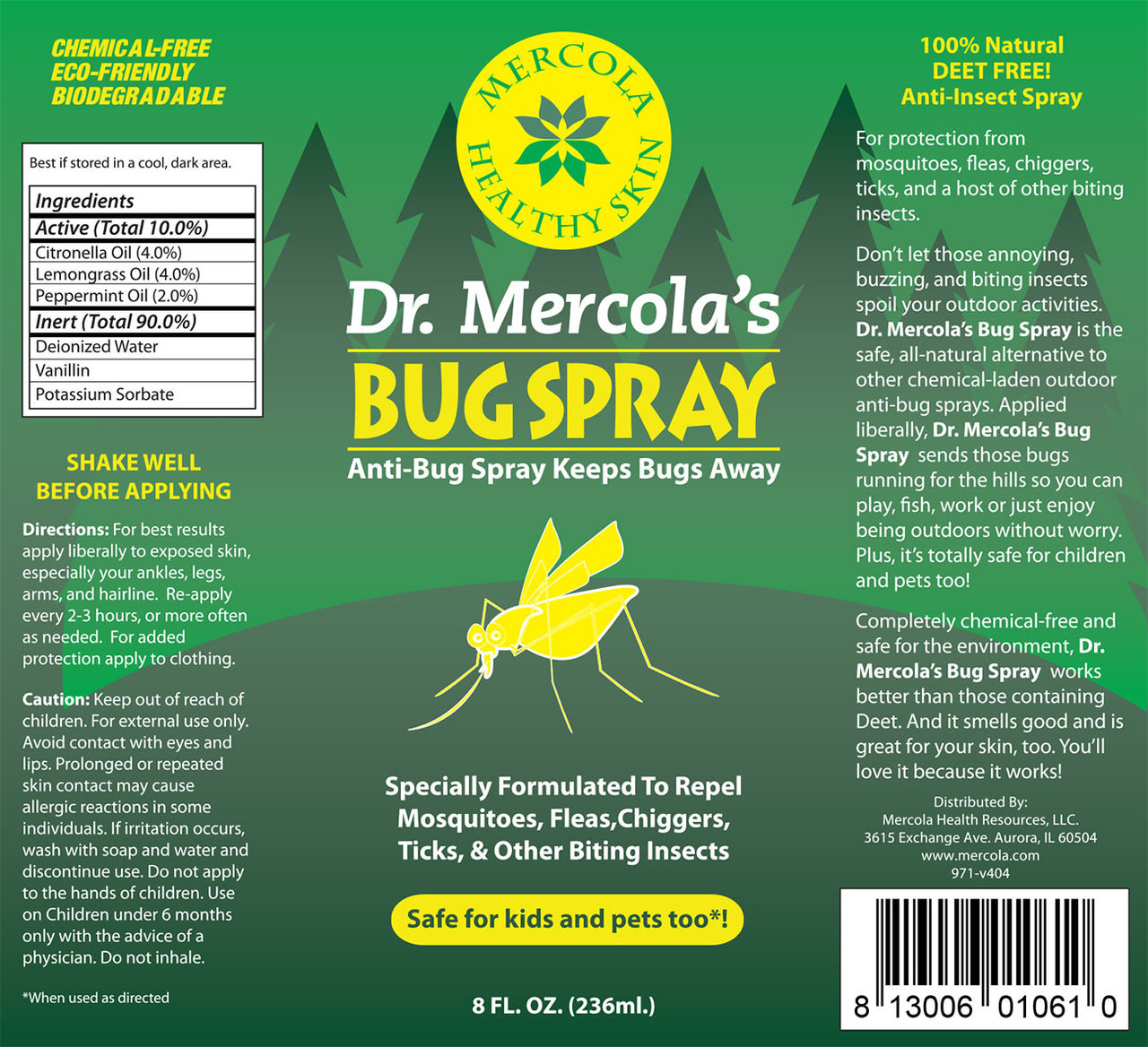 warnings label expert off bug spray