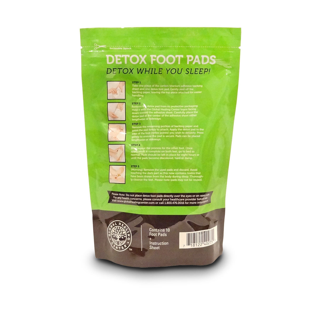 GHC Detox Foot Pads | Detox Pads for Feet | Nourishing World