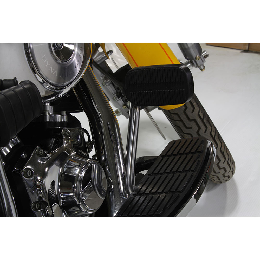 VTwin Chrome Floorboard Kit for 19962016 Harley Dyna Get Lowered Cycles