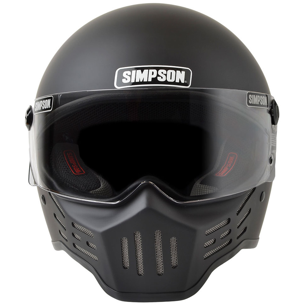 Simpson M30 Motorcycle Helmet - Matte Black - Get Lowered Cycles