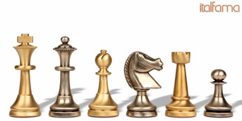 Traditional Staunton Brass Chess Set