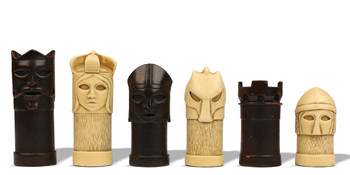 Masked Hand Decorated Chess Set by Studio Anne Carlton