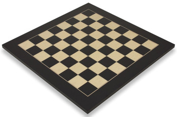 Black and Erable Deluxe Chess Board - 2.375 Squares