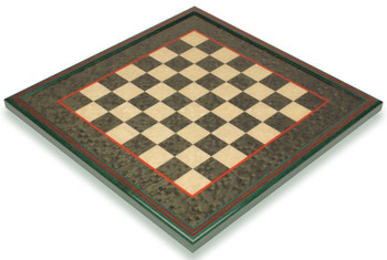 Green and Erable Framed Chess Board - 2.375 Squares