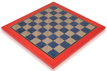 Civil War Blue and Gray High Gloss Deluxe Chess Board - 2.375 Squares