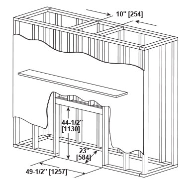 Outdoor lifestyles ODFORTG36-IT Fortress Traditional Brick Refractory