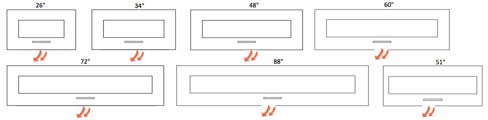 Amantii Built In Flush/Wall Mount Electric Fireplaces additional information 1