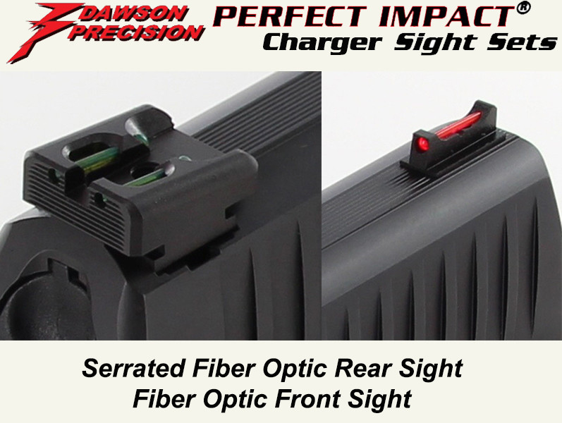 Dawson Precision Walther PPS/PPX/PPQ 45 Fixed Charger Sight Set Fiber