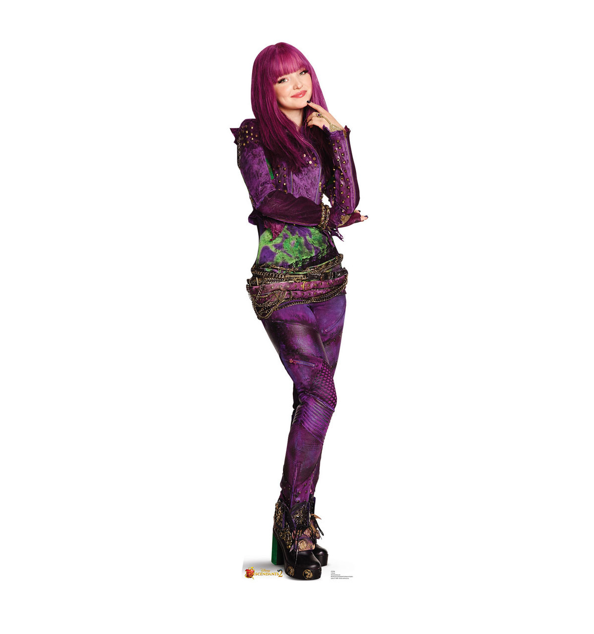 MAL DOVE CAMERON DESCENDANTS 2 LIFESIZE CARDBOARD STANDUP ...