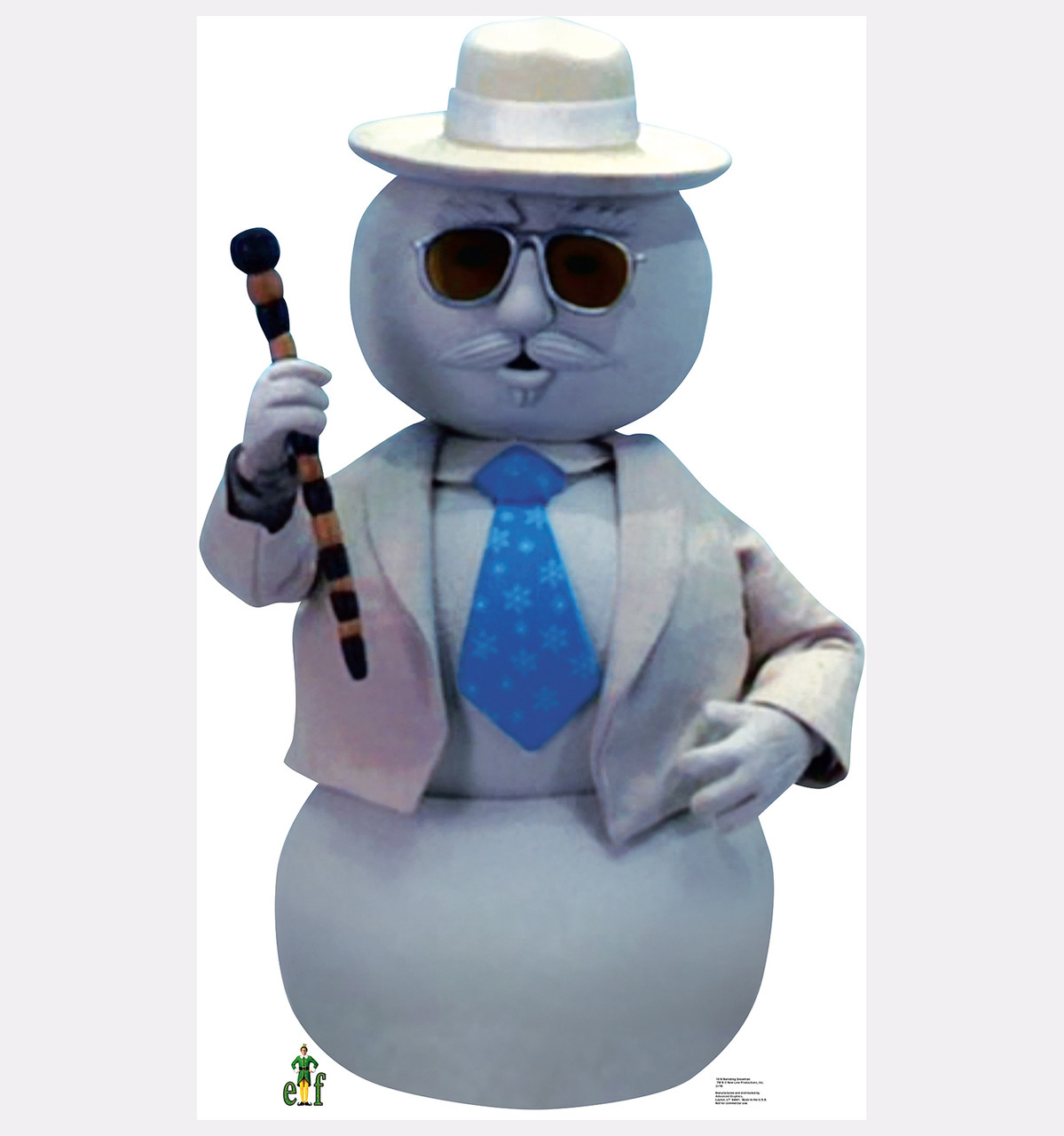 Life-size Narrating Snowman - Movie Elf Cardboard Standup