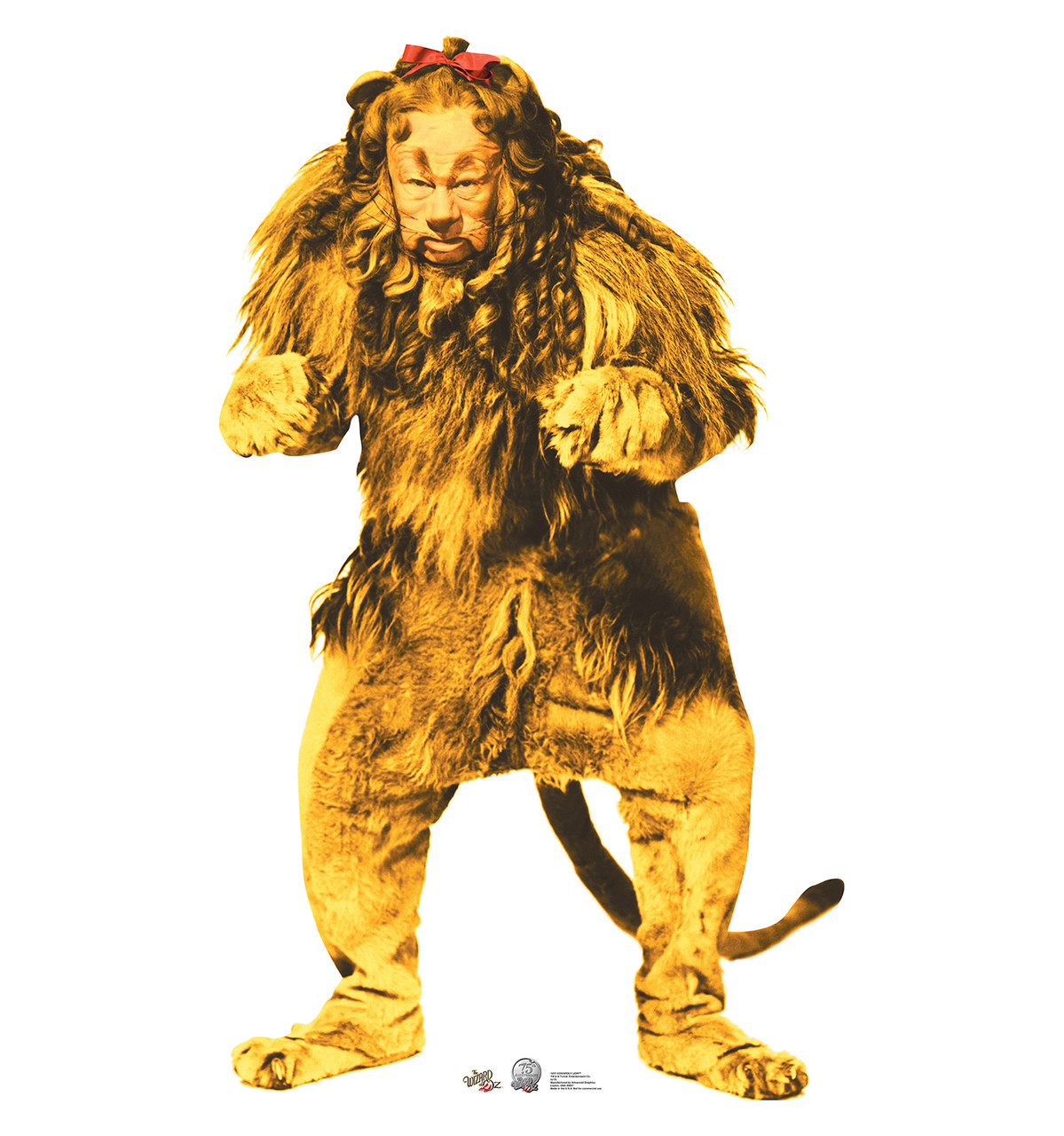 Life Size Cowardly Lion Wizard Of Oz 75th Anniversary Cardboard Standup 9208