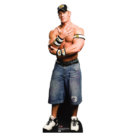 Life-size John Cena Light Blue Shirt - WWE Cardboard Standup
