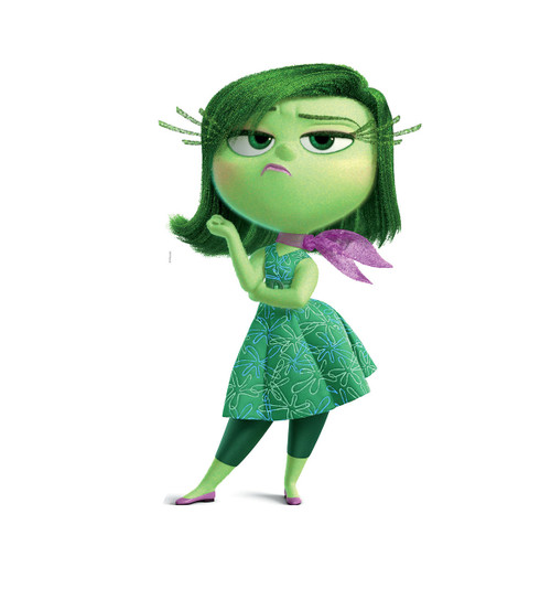 Life-size Disgust - Inside Out Cardboard Standup |Cardboard Cutout