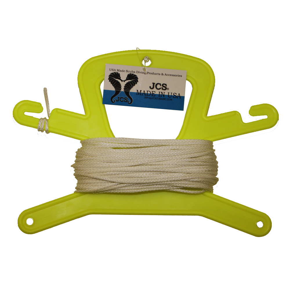 Plastic Line Holder with 100FT. of Nylon (White) Line JCS