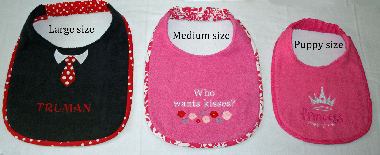 Dog Drool bib description and care instructions