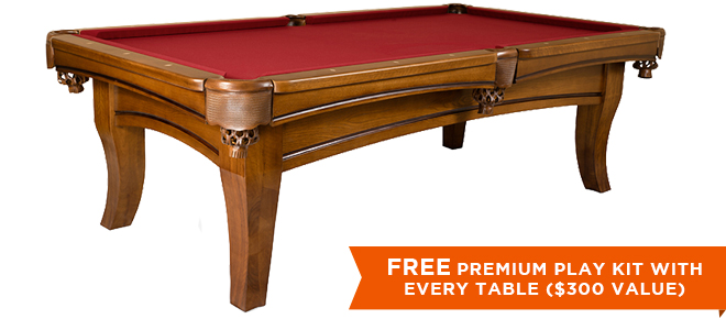 Marietta Black Pool Table