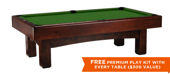 Marietta Black Pool Table