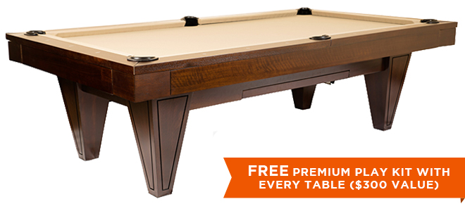 Marietta Black Pool Table