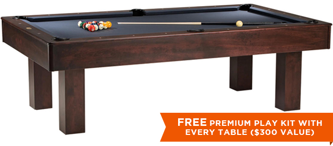 Marietta Black Pool Table