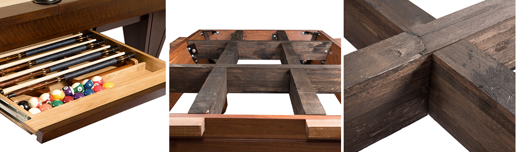 Marietta Black Pool Table