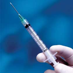 BD Syringe 3ml 23 Gauge 1 Inch Needle