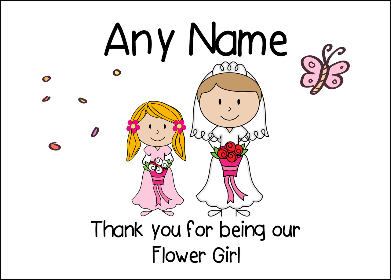 Unique 33 Thank You Card Flower Girl Wording