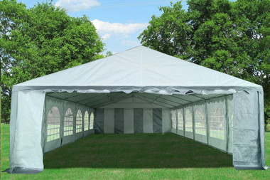 40'x20' Grey White PE Party Tent